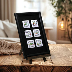 6pcs Succulent Flat Fridge Magnets Set