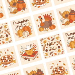 Paquete de imágenes SVG de otoño (6 imágenes)