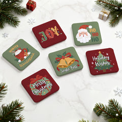 6pcs Christmas Fridge Magnet Set