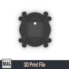 Friends Inspired Mini Magnet Frame 3D Print File