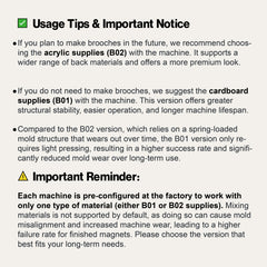 2*2" / 2.5*2.5" – Square Button & Magnet Maker Tools Kit Pro Edition B