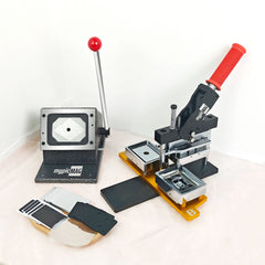 Kit de herramientas para fabricar botones rectangulares e imanes, edición profesional B