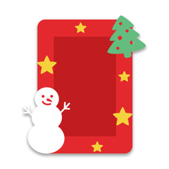 3D Printed Christmas Magnet Frame – Magnetic Photo Frame, Polaroid Frame & Fridge Magnet Frame (Sold Separately)