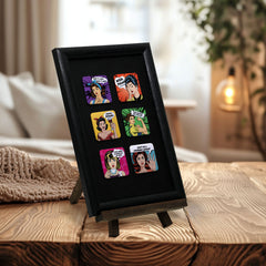 Juego de 6 imanes de nevera vintage para mujer