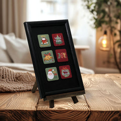 6pcs Christmas Fridge Magnet Set