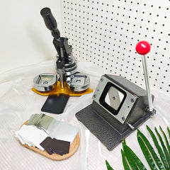 2" Square Button & Magnet Maker Tools Kit Pro Edition A