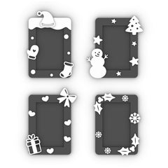 Christmas Frame Magnet 3D Print File