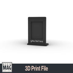 Custom Polaroid Frame 3D Print File