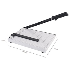 12" giljotinpapirkutter – kraftig med bladlås