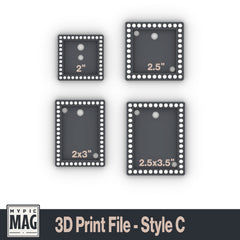 Groovy Frame 3D Print File