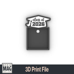 Class of 2026 Magnet Frame 3D Print File