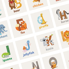 Animal Alphabet Fridge Magnets SVG Bundle 26 Images