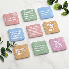 Motivational Positive Quote Magnets|Set of 9