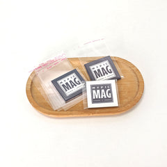 Bolsas OPP para imanes de nevera