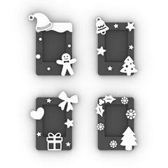 Christmas Polaroid Mini Frame 3D Print File(Polaroid Not Included)