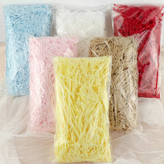 1000g Bulk Raffia Paper Filler – Natural Shredded Grass for Packaging up to 100 Parcels, Ideal for Gift Boxes & Small Business Shipping