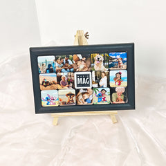 Magnetic Display Board,Refrigerator Magnet Storage Panel,Magnetic Blackboard for Kitchen, Office, and Home Organization