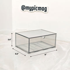 Acrylic Storage Box Set – Clear Organizers for Fridge Magnet Supplies, Packaging Materials & Small Accessories