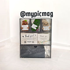 Acrylic Storage Box Set – Clear Organizers for Fridge Magnet Supplies, Packaging Materials & Small Accessories