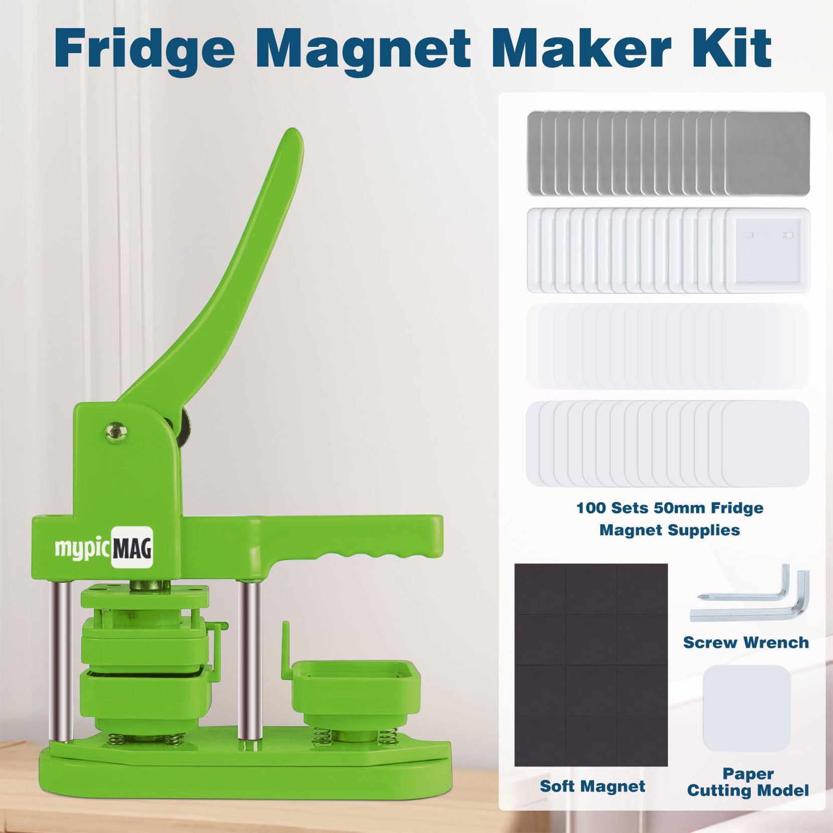 DIY Fridge Magnet Button Making Kit Starter Edition