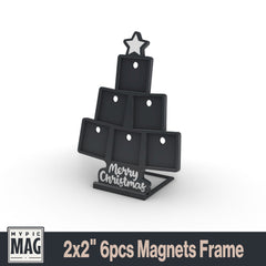 Christmas Tree Magnet Frame 3D Print File