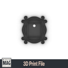 Friends Inspired Mini Magnet Frame 3D Print File