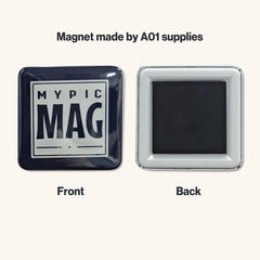 DIY 2" Square Button & Magnet Button Making Kit Starter Edition Lightweight, Beginner-Friendly, Ideal for Kids & DIY Crafts