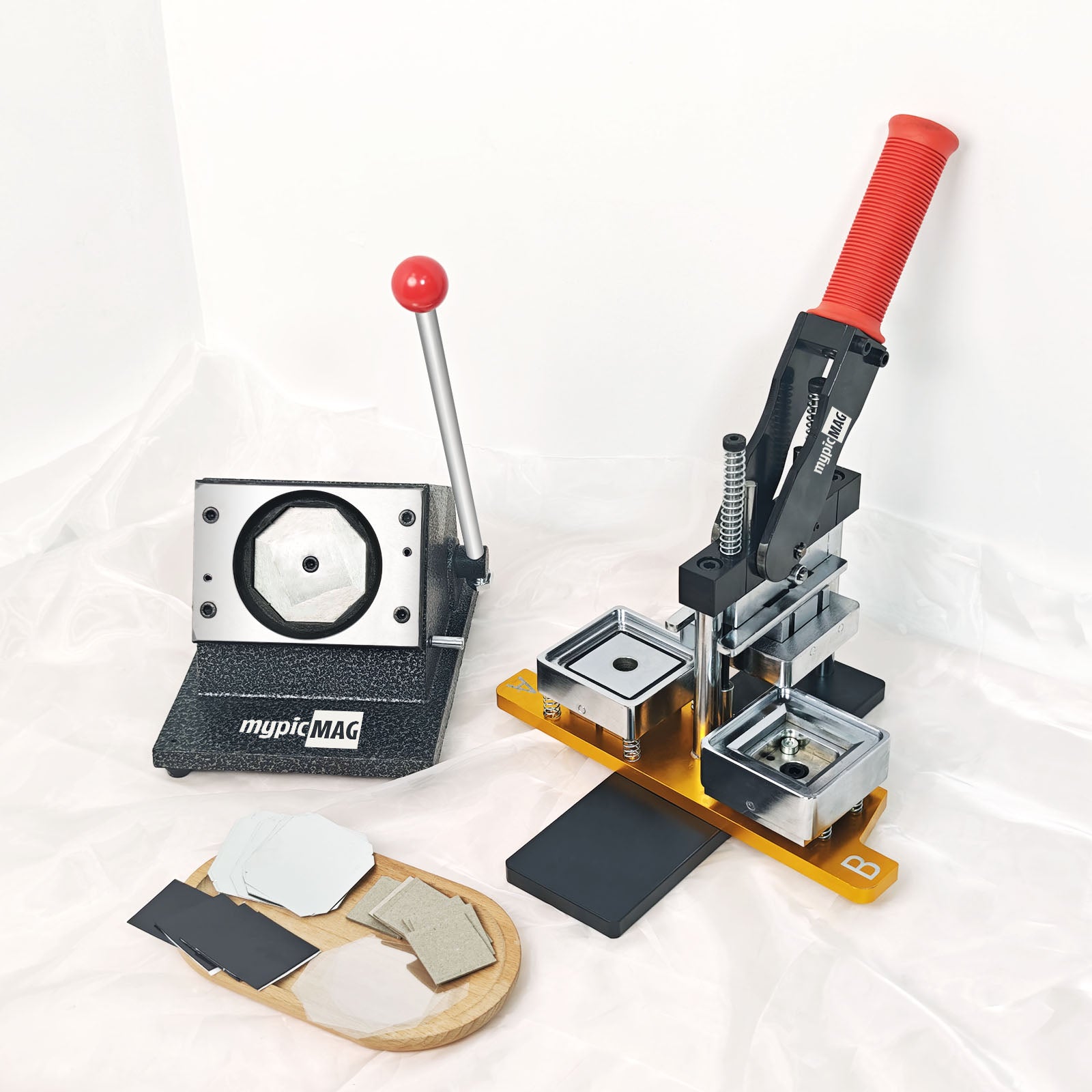 Square Button & Magnet Maker Tools Kit Pro Edition B – Mypicmag