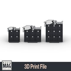 Grad Magnet Frame 3D Print File