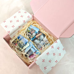 Package Gift Boxes for Shipping, 6x6x2 Inches, Bulk Wholesale 50pcs, Multi-Color Disposable, Holds 1-36pcs 2-Inch Magnets, Perfect for Small Business Entrepreneurs