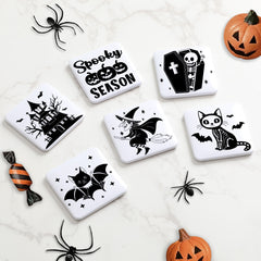 6pcs Halloween Fridge Magnet Set