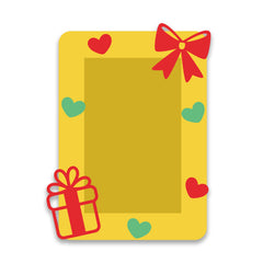 3D Printed Christmas Magnet Frame – Magnetic Photo Frame, Polaroid Frame & Fridge Magnet Frame (Sold Separately)