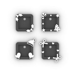 Christmas Magnet Frame 3D Print File