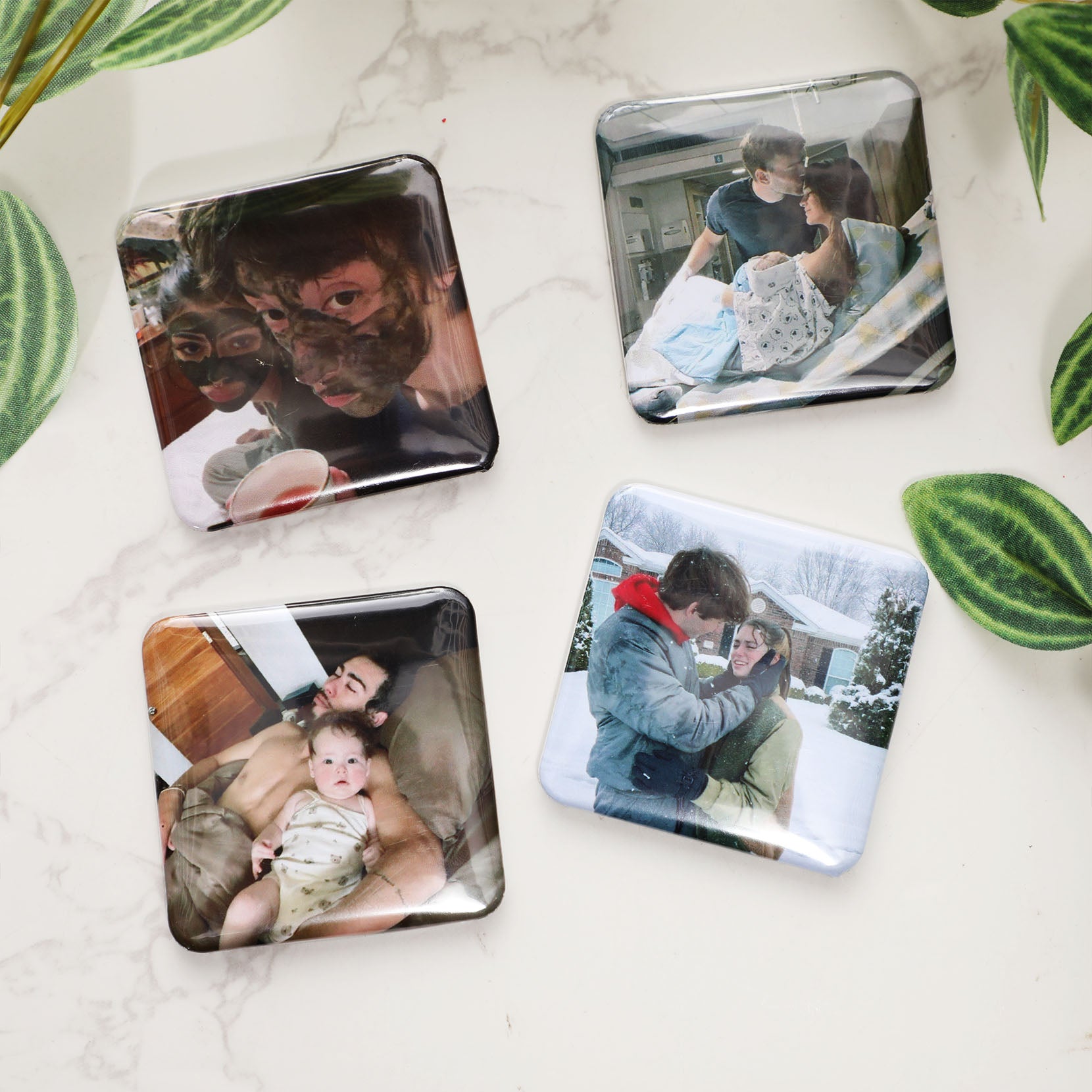 Custom Photo Magnets｜Set of 4