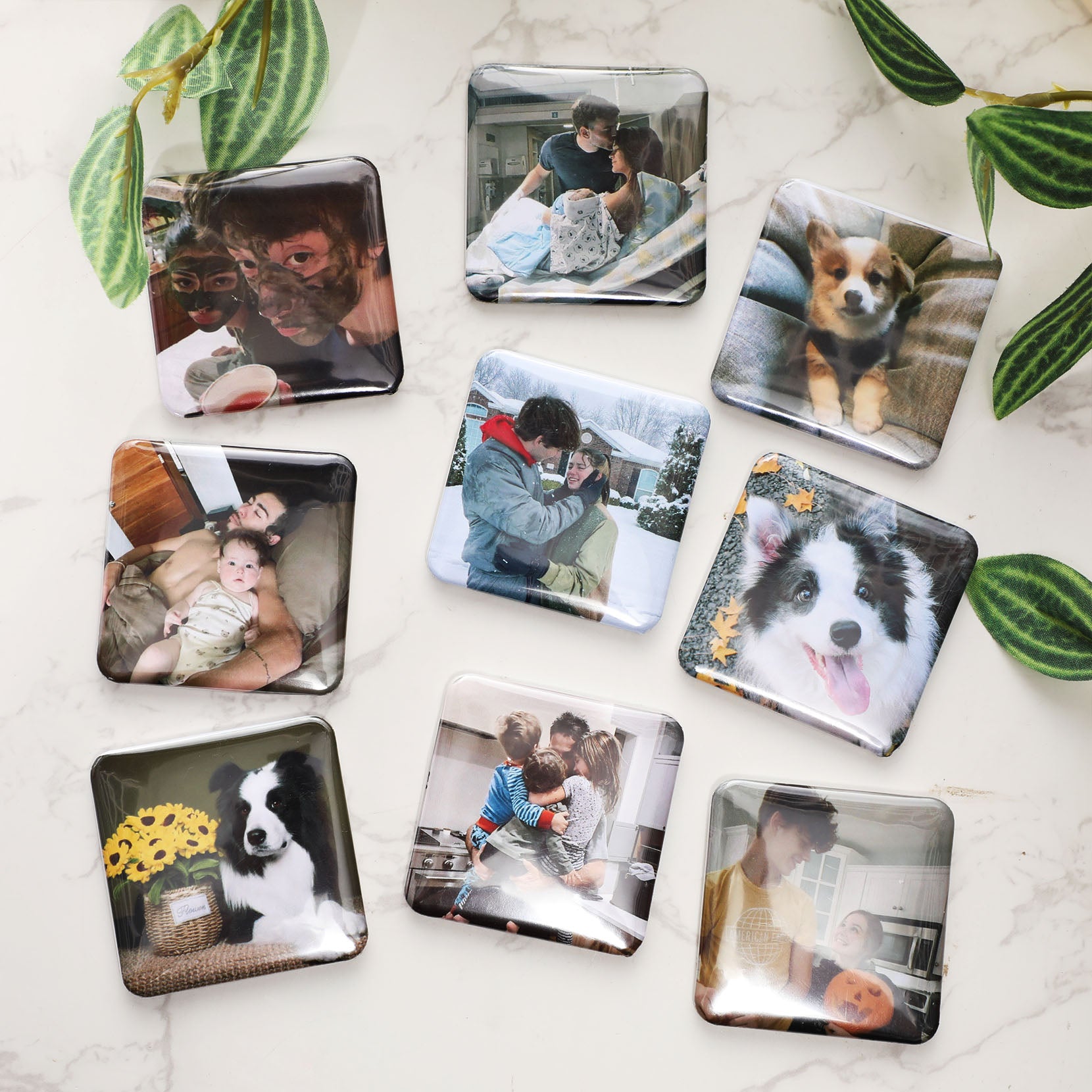 Custom Photo Magnets｜Set of 9