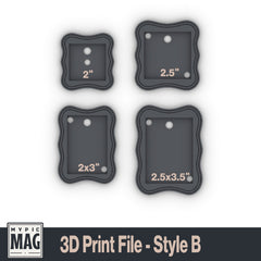 Groovy Frame 3D Print File