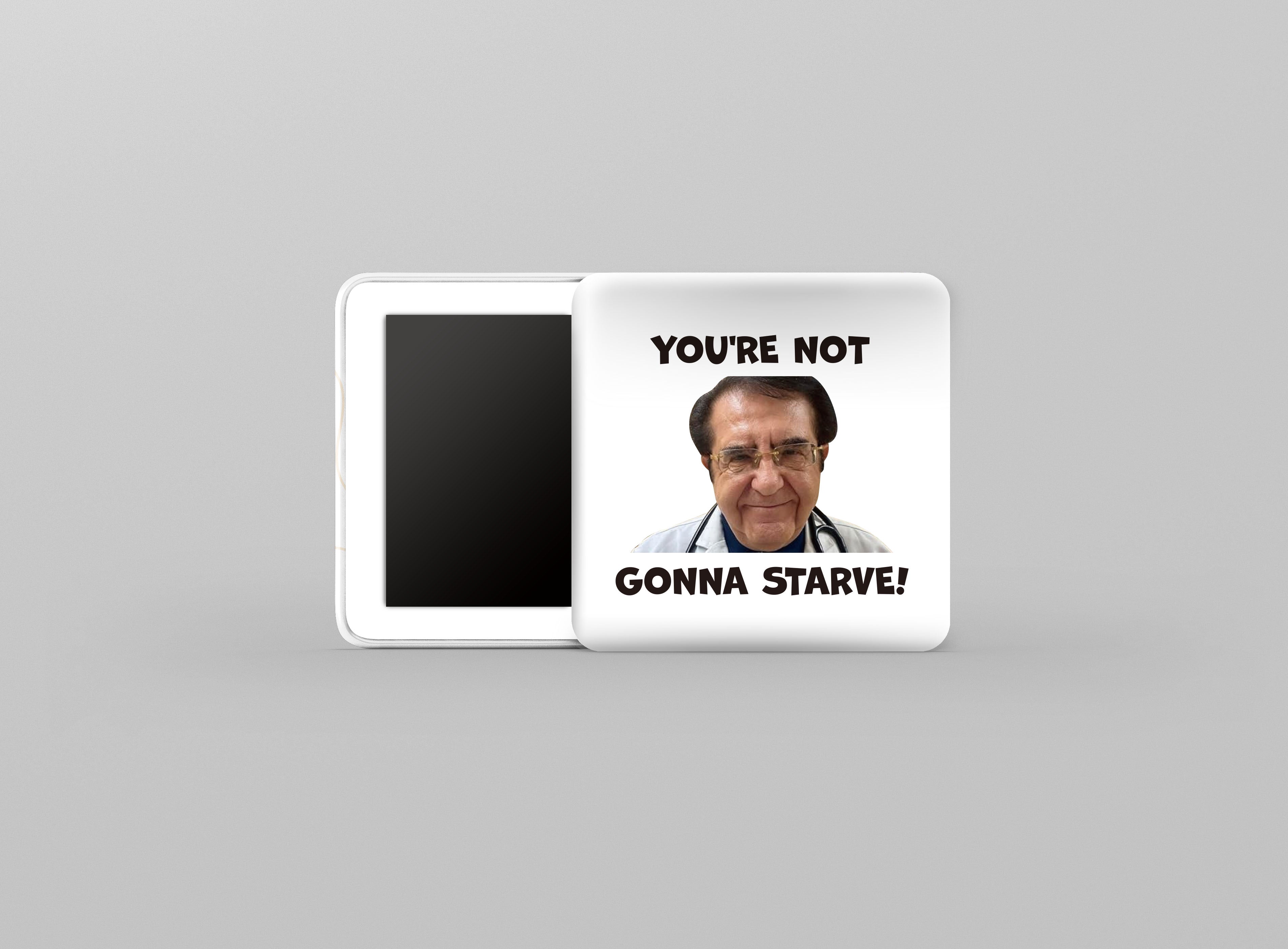 Dr. Nowza Fridge Magnets (Set of 9) – Funny Metal TV Meme Magnet Collection for Fridge, Locker, or Office Decor