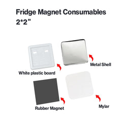 [A01] Supplies for 2" Square Magnet Set for Tools Kit Pro Edition A
