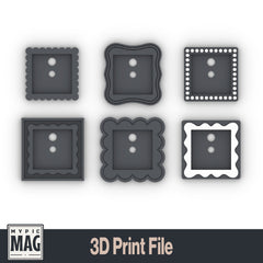Groovy Frame 3D Print File